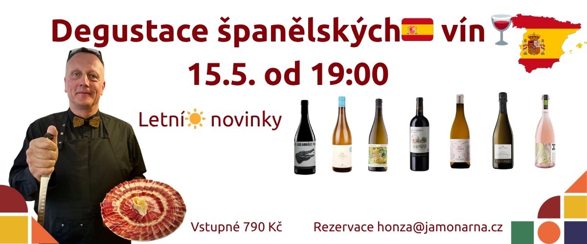 Degustace španělských🇪🇸 vín🍷 15.5. od 1900